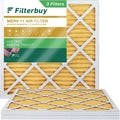 HVAC Filters 11 Filterbuy AC Pleated (3-Pack) Furnace Air 20x20x1 MERV