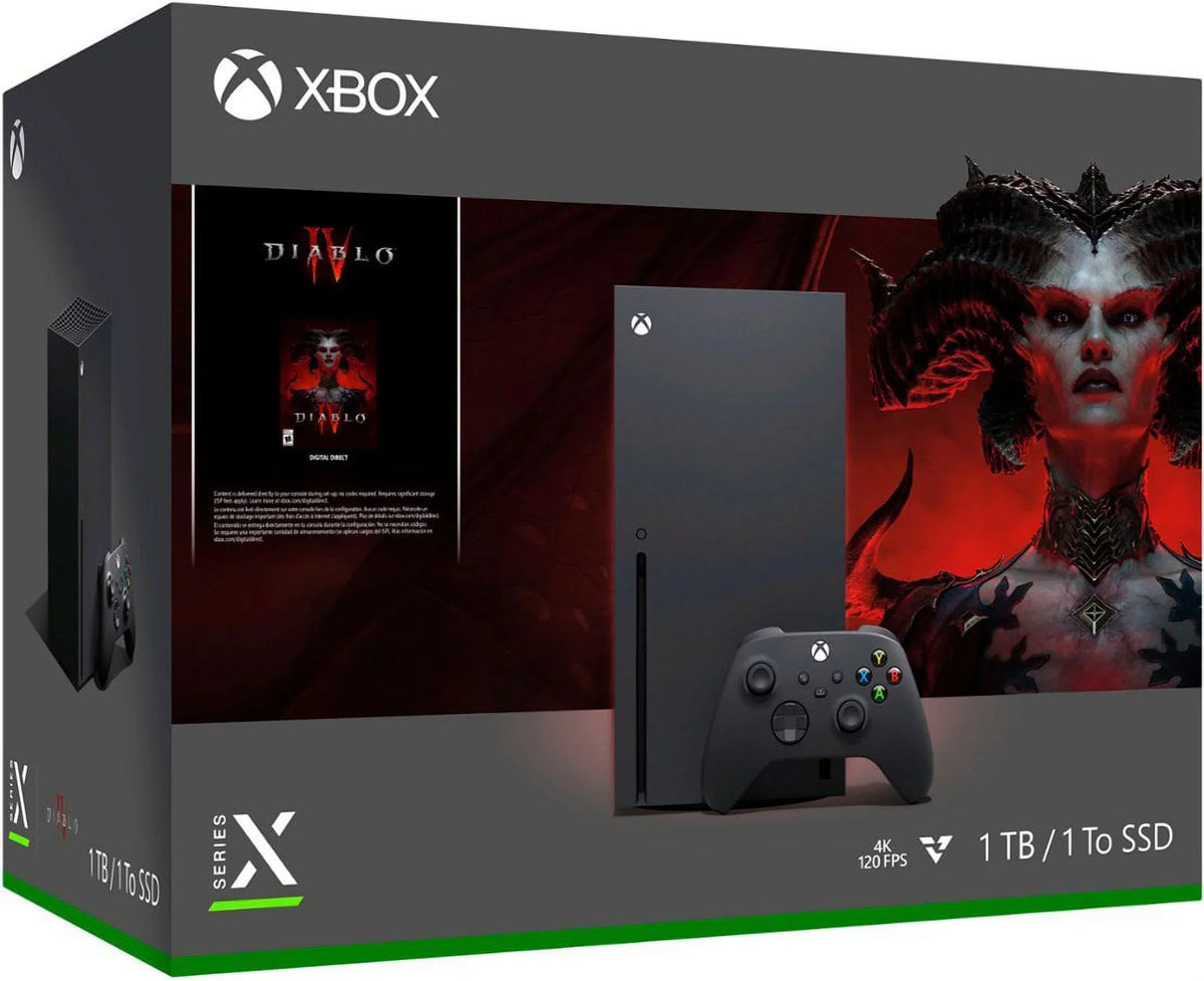 Wireless Gaming Diablo® Xbox 1TB with SSD + Controller Console Video – One Series Mazepoly Accessories Bundle, X Xbox IV