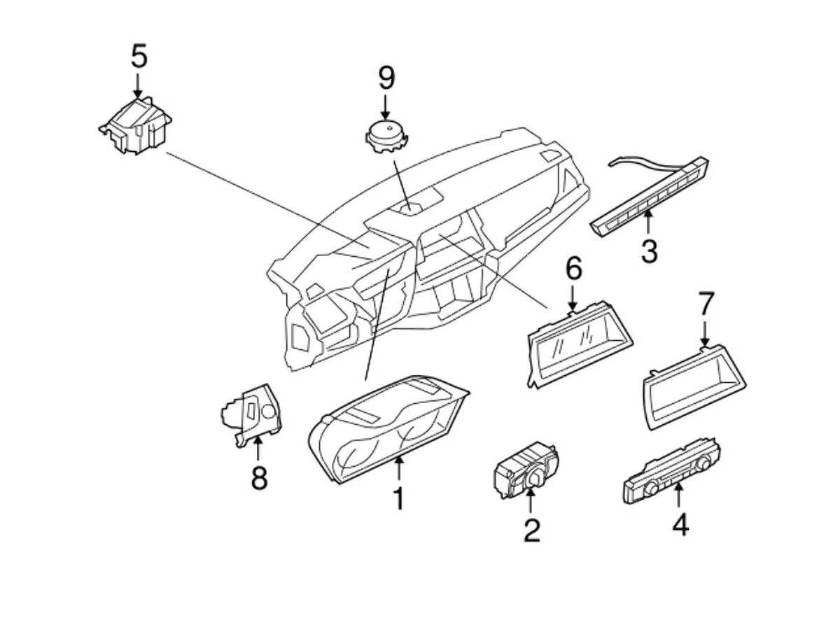 (2007-2017) Light Solar New 61359254026 OE Sensor Rain Genuine