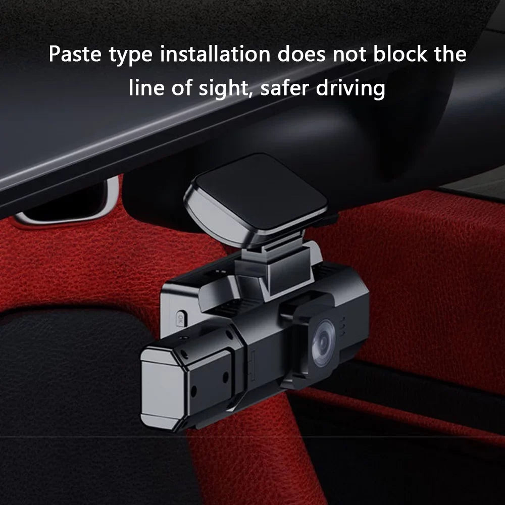 Auto Car Angle Night Car 170 Recorder Dual Video Loop Dash Meterk Lens DVR Camcorder Recording Multi-language Cam Recorder Viewing Car Degree Wide
