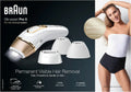 Braun Ipl Silk Expert Pro 5, Do Usuwania Włosów W Domu, Alternatywa Dla Laserowego Usuwania Włosów, Zawiera Woreczek, Szeroką Głowę, 2 Precyzyjne Głow