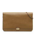 Unisex (Good) Authenticated Bag Leather Chain Dior Calf Pre-Owned Crossbody Crossbody Brown