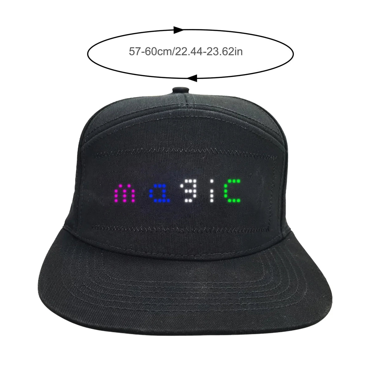 Hats Women's Hats Luminous Camping Ever Sunshade Hat Beach Hats Hat Editing Women Fedora Advertising Summer Women Ponytail Cowboy Hat Hat Tongue Happily Beach Bluetooth Color Display for after