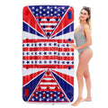 with Pong Built-In Floating Flag American Float Beer Cooler