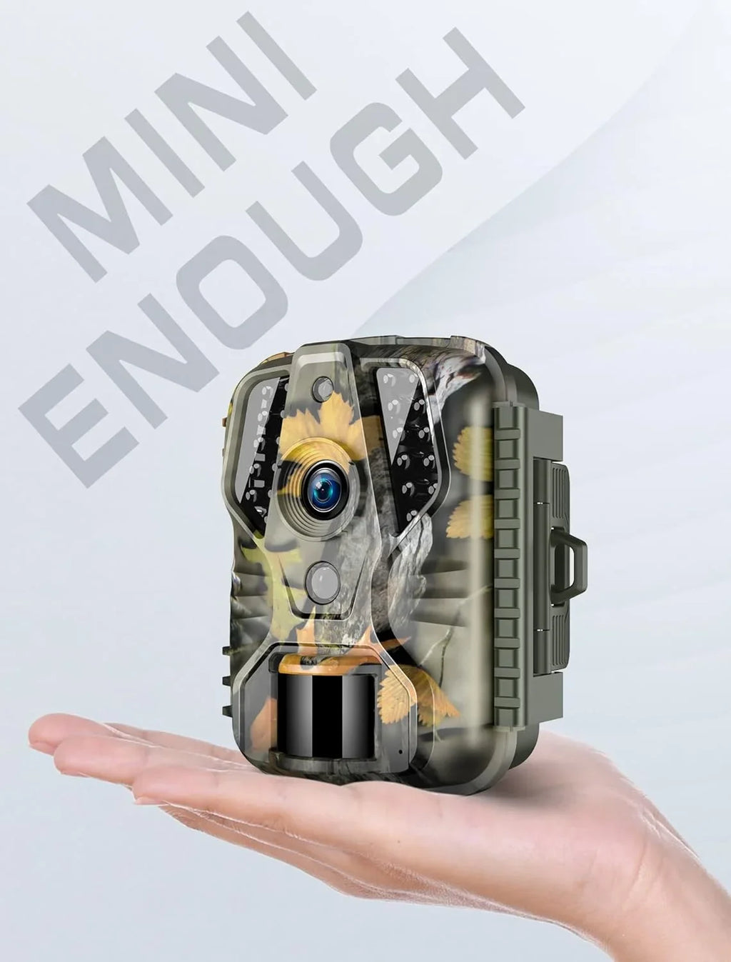 20MP - Waterproof, Mini with Wildlife Night Trigger 0.2s Motion Camera Hunting-M9 Vision Camera Activated Camera Trail for Game 1080P Monitoring Hunting Deer Time