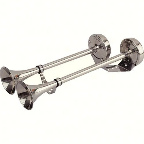 18-1/4" Horn, Molded SeaDog Dual DB Motor 12V 123 10A Stainless Trumpet and Housing Maxblast 431520