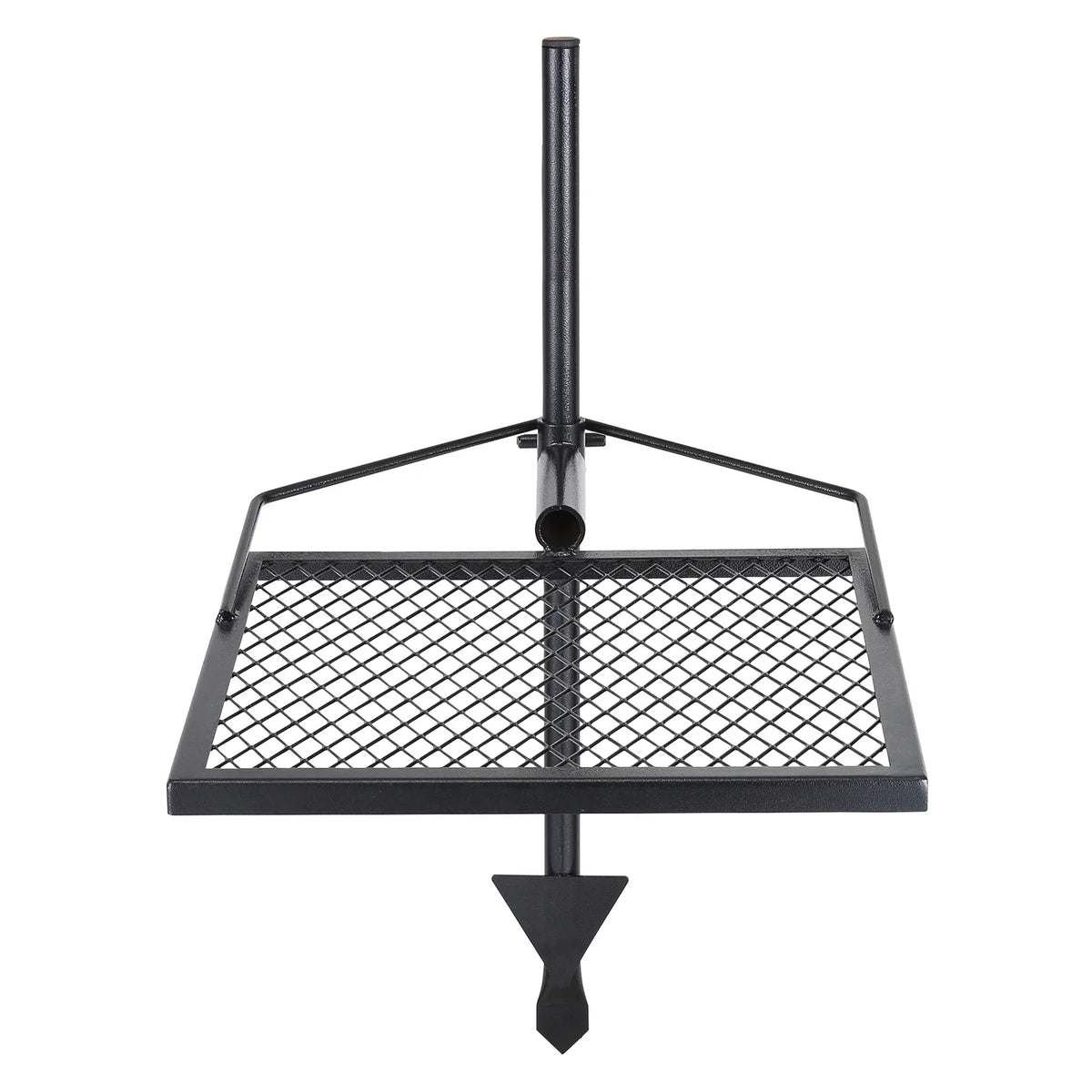 Duty Grate x Adjustable Grill Steel Cooking 16" Swivel BENTISM Open Campfire Heavy 16" Fire