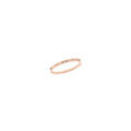 Swarovski Rose Gold M Bangle, Plated Tactic dimension