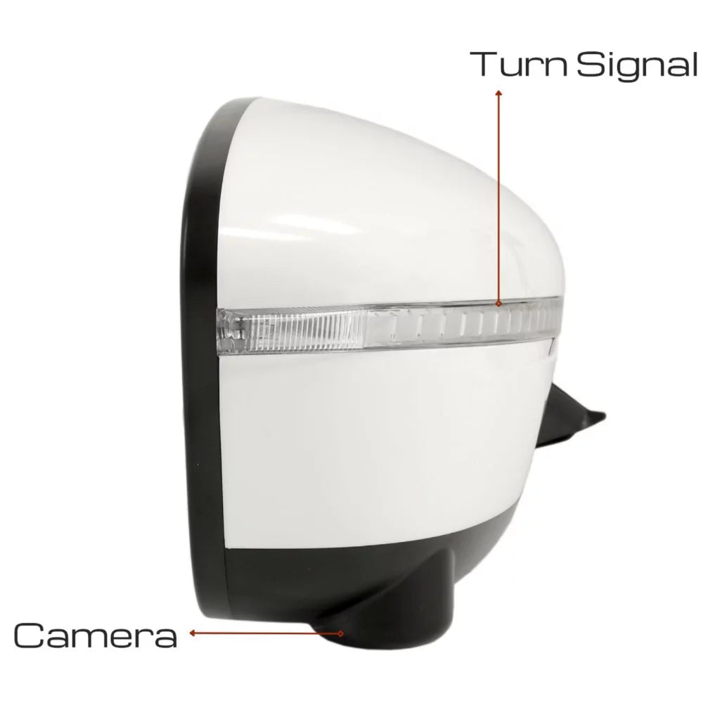 select: Camera Side Nissan Rogue Fold Mirror 14-19 Passenger ROGUE For Blinker 2014-2018 Power Fits W/ 13Pin S/SL/SV NISSAN
