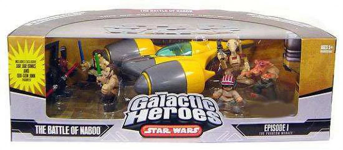 Galactic Figure The Heroes of Star Scenes Battle Set Cinema Wars Mini Naboo