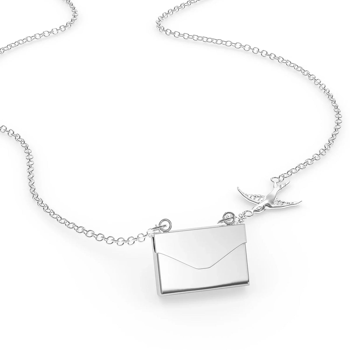 silver Coffee in a Neonblond Necklace Irish Love Locket Cocktail I Envelope