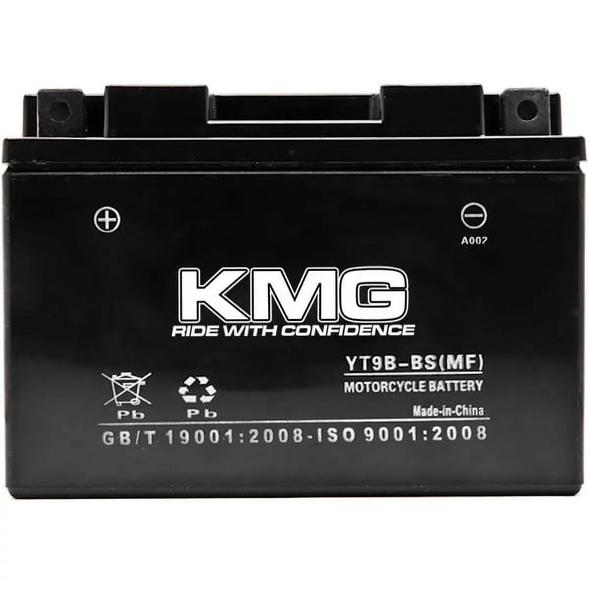 Scooter KMG Watercraft High Free ATV SMF Battery Powersport Sealed Motorcycle YT9B-BS Maintenance OEM Performance Replacement 12V Snowmobile