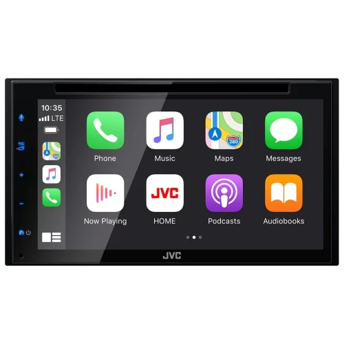CD/DVD KW-V66BT 6.8" Bluetooth Player JVC Android Carplay Receiver+Camera