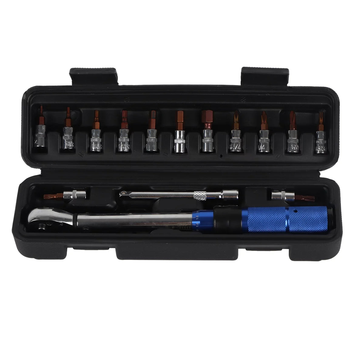 Buumin Lebycle Mountain Road Bike Torque Wrench Preset Ratchet Torque 2 To 24Nm S2 Hex Socket Tool Set
