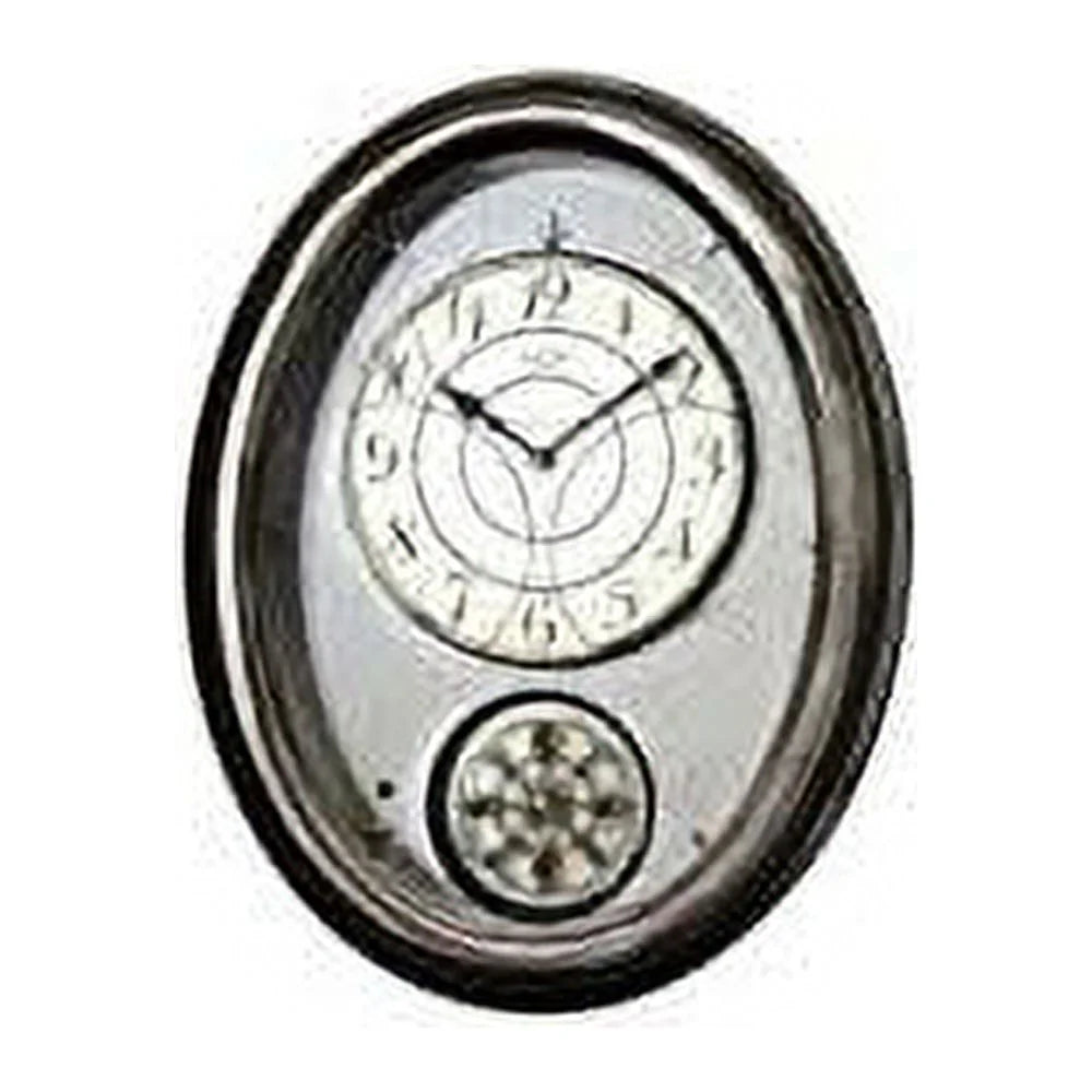 Brown Royal Wall Brilliance Clock Musical