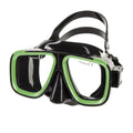 Diving M9-C Green) Saturn IST Snorkeling Silicone/ Mask 2-Window (Black