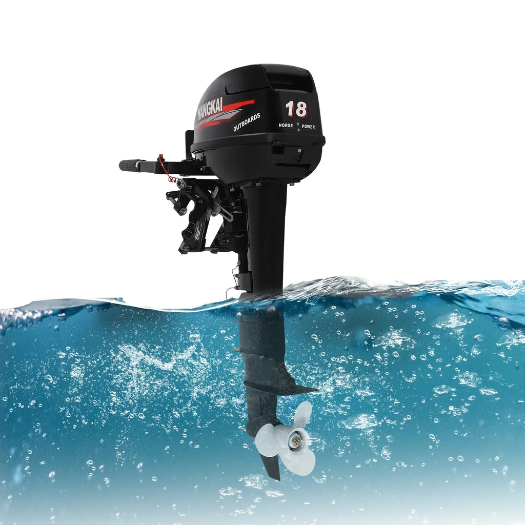 liquid Shaft HP System w/CDI 2 Boat Long Cooling 18 Aluminum Stroke Alloy Outboard Motor, Fishing Engine 246cc Wuzstar Motor Boat