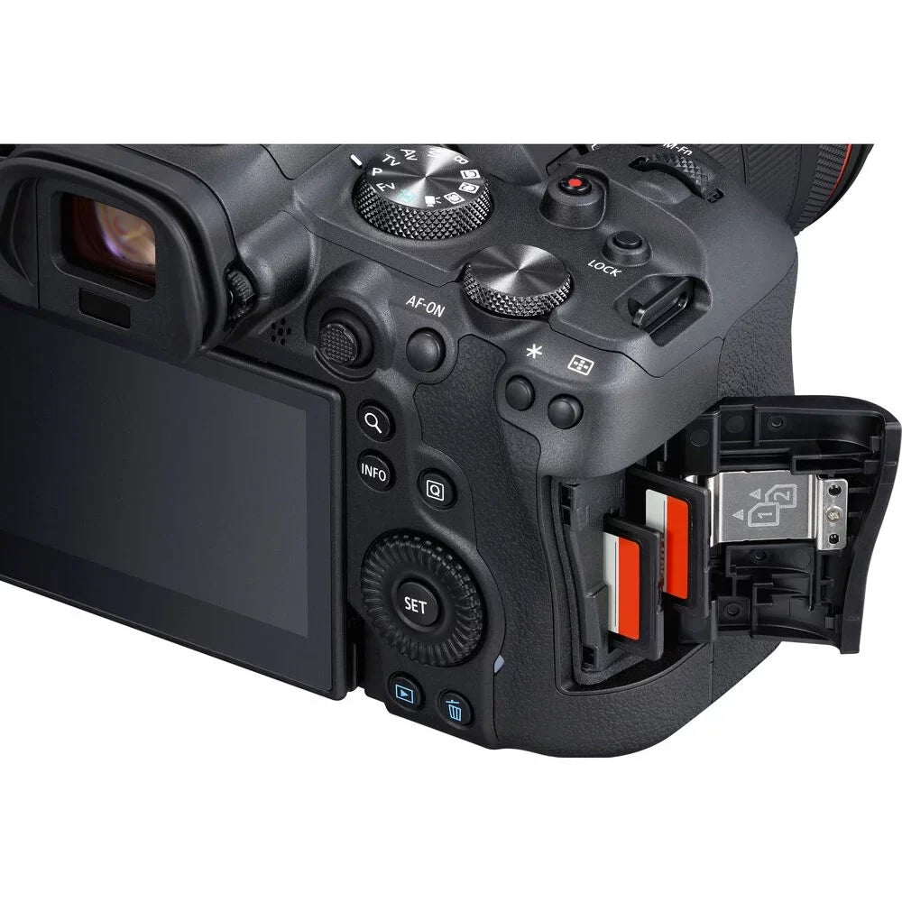 Canon Eos R6 Mirrorless Digital Camera (Body Only) - 7Pc Accessory Bundle