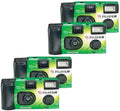 Disposable Quicksnap 4 Single 400 Use ASA Camera Fujifilm Pack Flash 35mm Of