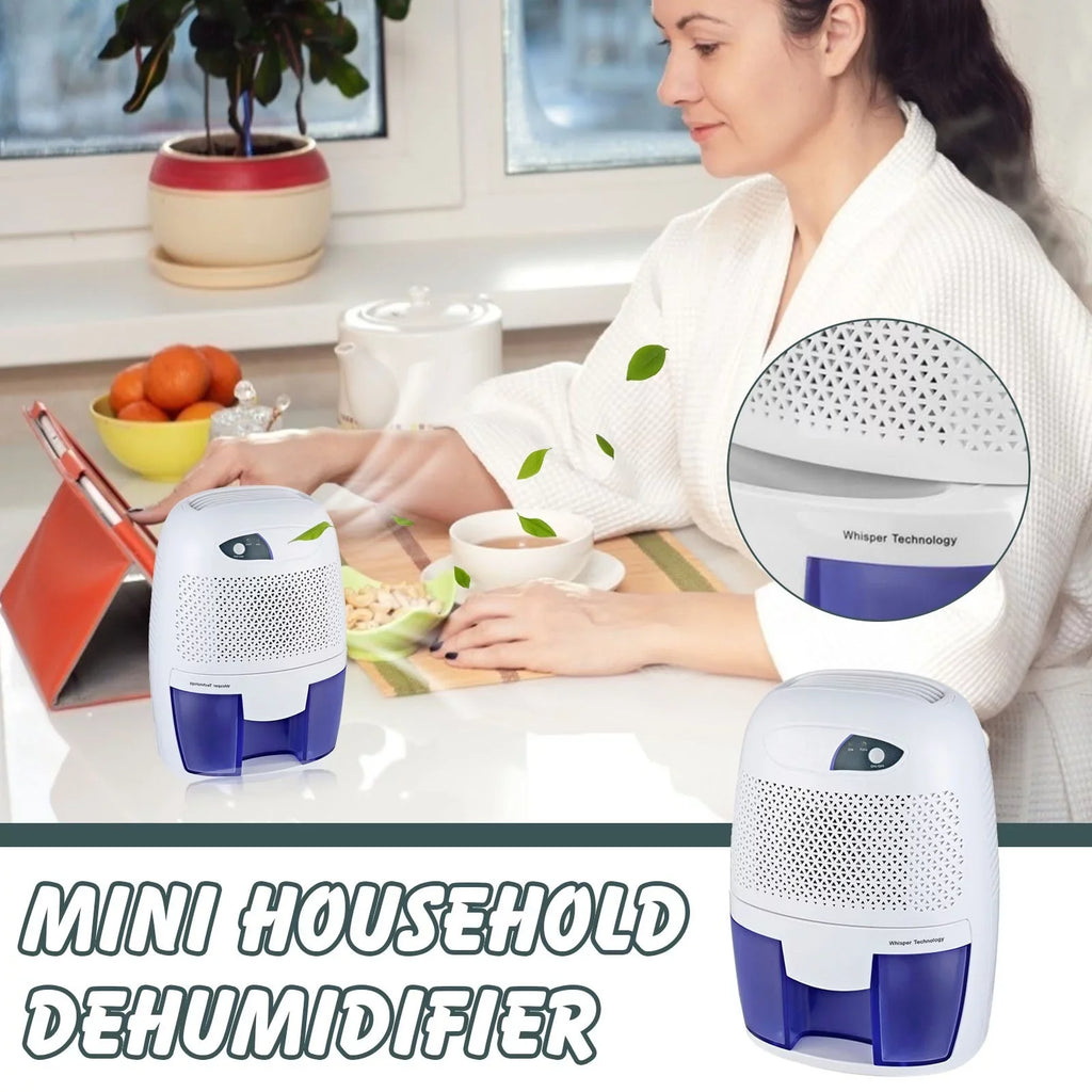 Dengmore 22W Mini Electric Dehumidifier Compact & Portable Air Dehumidifier For Damp Air