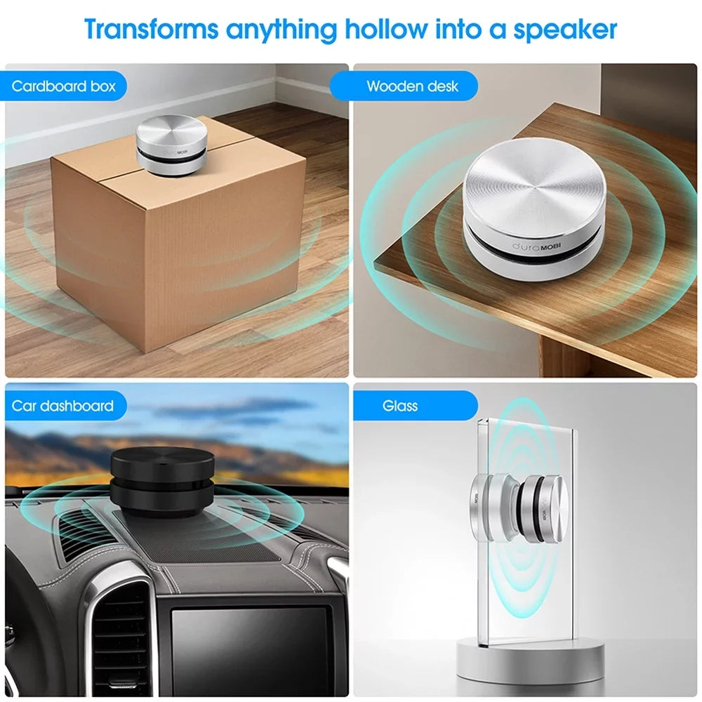 Bone Packs Speaker Speakers Mic Built-in Sound Conduction Loud Mini BT Dura 2 Box Stereo MOBI Wirelessly Sound Portable Silver