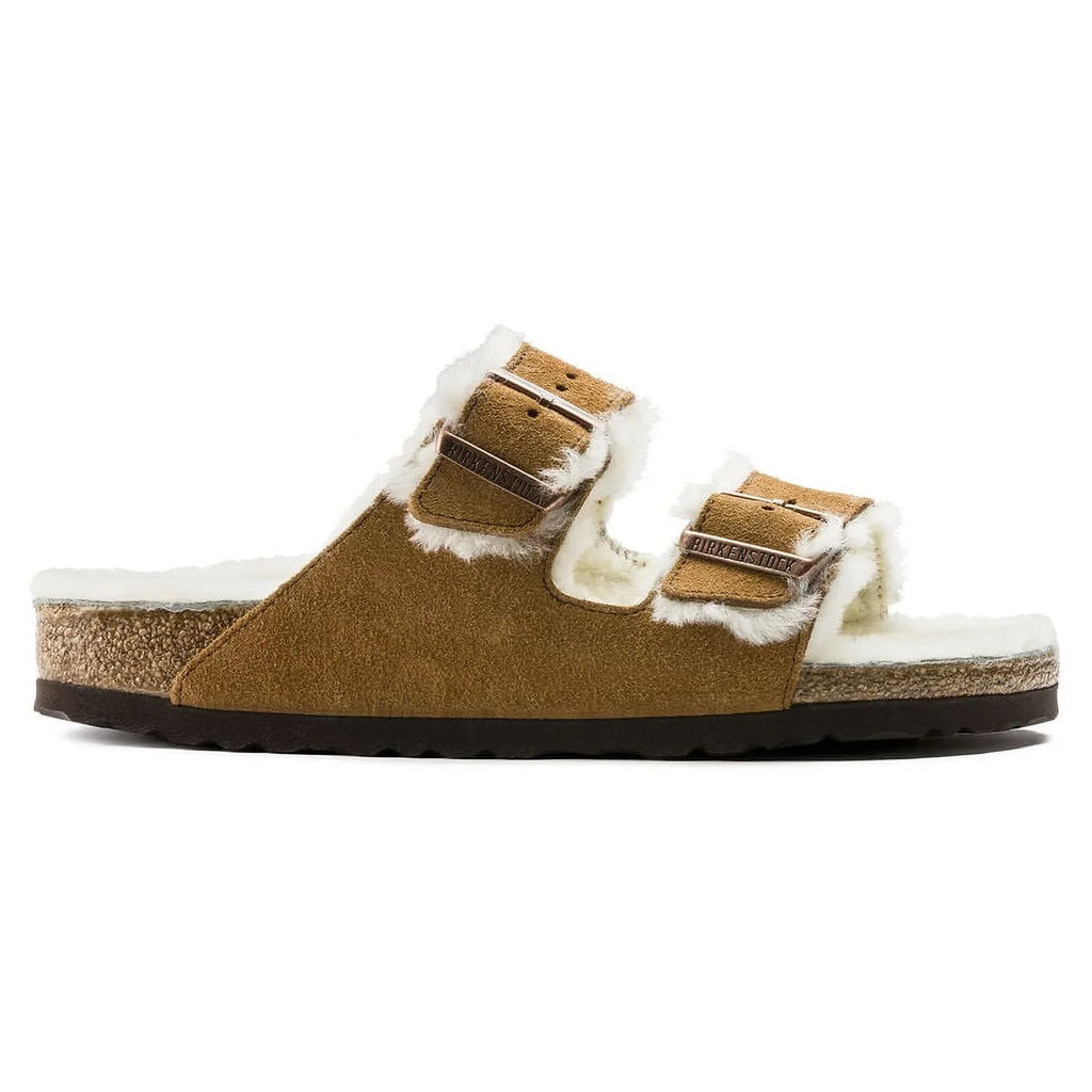 1001128 Arizona Shearling Shearling Unisex Suede/Natural BIRKENSTOCK - Mink