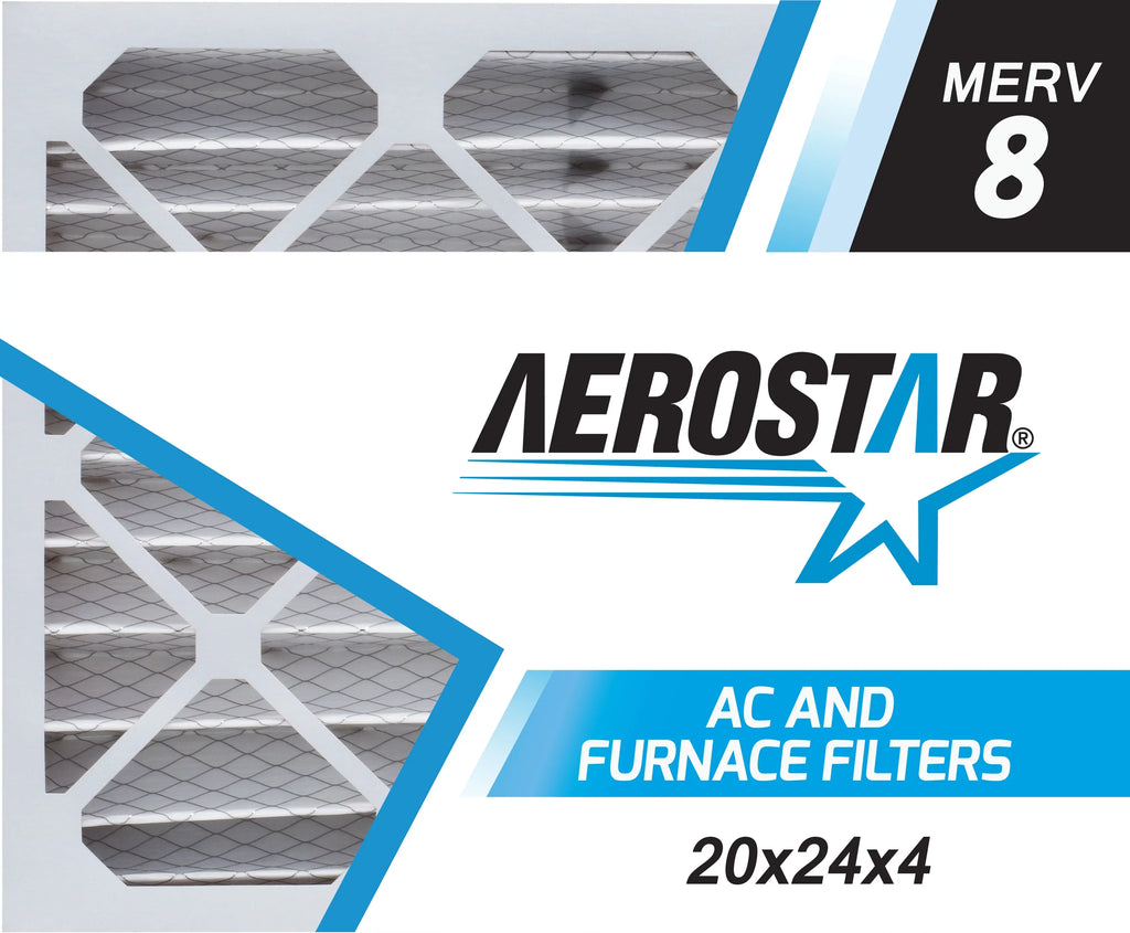 in Made of 4, Air x MERV Pleated 6, 24 20x24x4 Aerostar 20 Filter, 8, the USA x Box