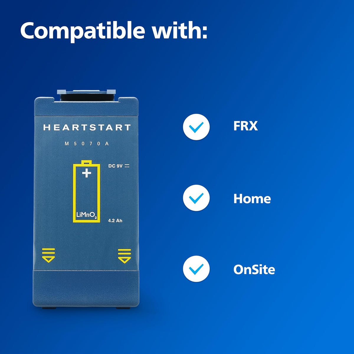 Philips HeartStart Home and Onsite Automated External Defibrillator Battery