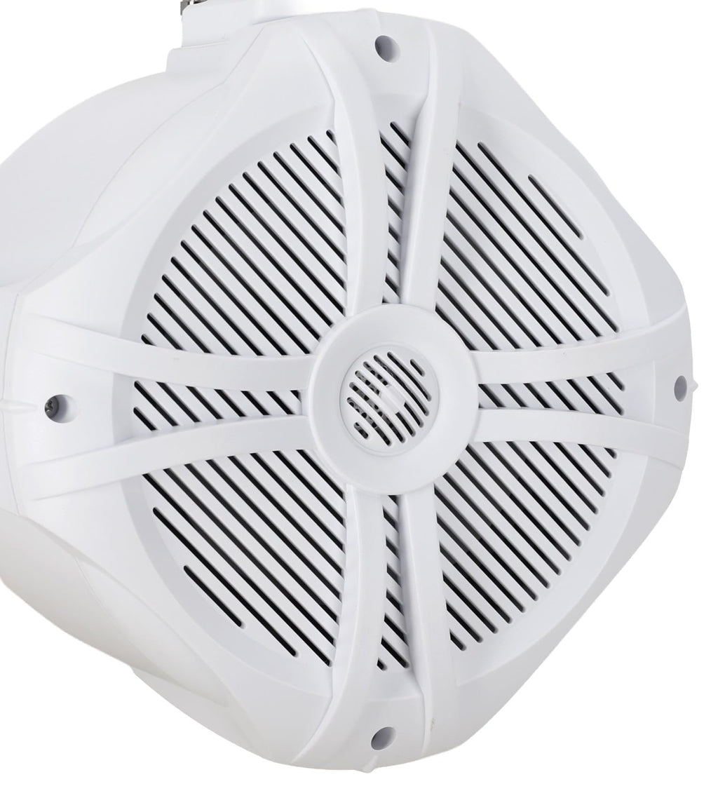 Rockville RWB90B Black 8" 2-Way 4-Ohm Marine Wakeboard Tower Speakers Pair