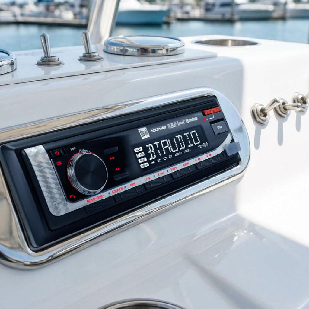 Dual Electronics MXP152W Marine Stereo Bluetooth 6.5" Speakers & Antenna