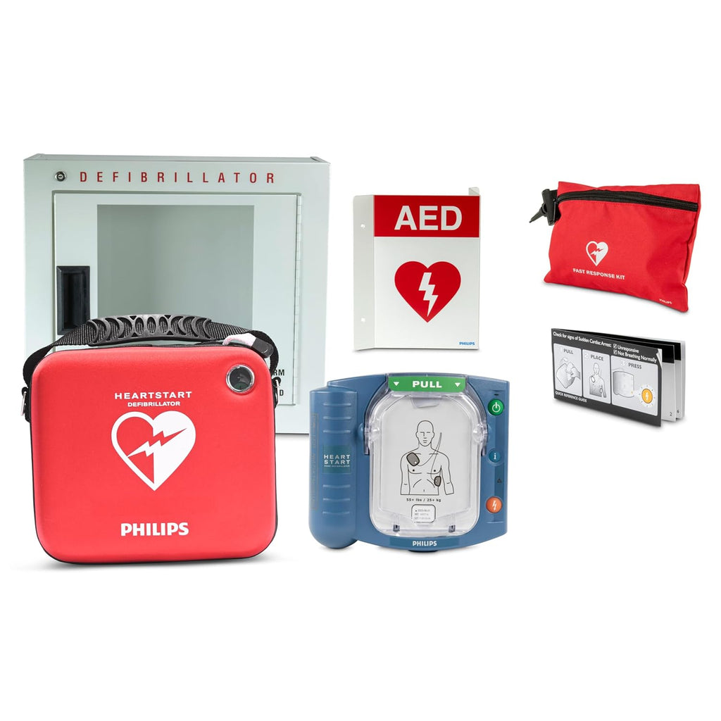 HeartStart Philips OnSite AED Defibrillator, Business Package M5066A-C02BPB