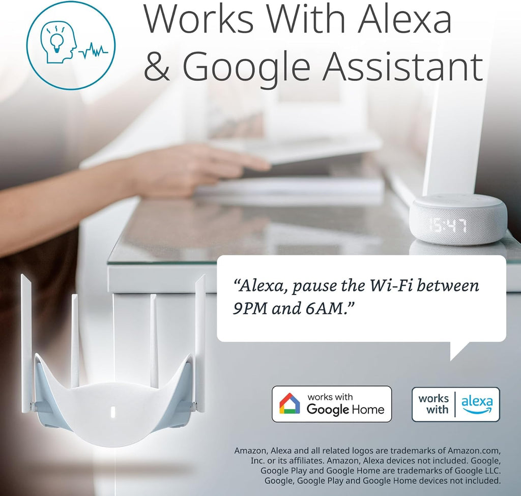 D-Link BE9500 Tri-Band Wi-Fi 7 Smart Router (R95) â Sculptured-Wing Design, 2.5 GbE, Self-Optimizing Mesh, Multi-Gig, Parental Controls, Alexa/Google Ready