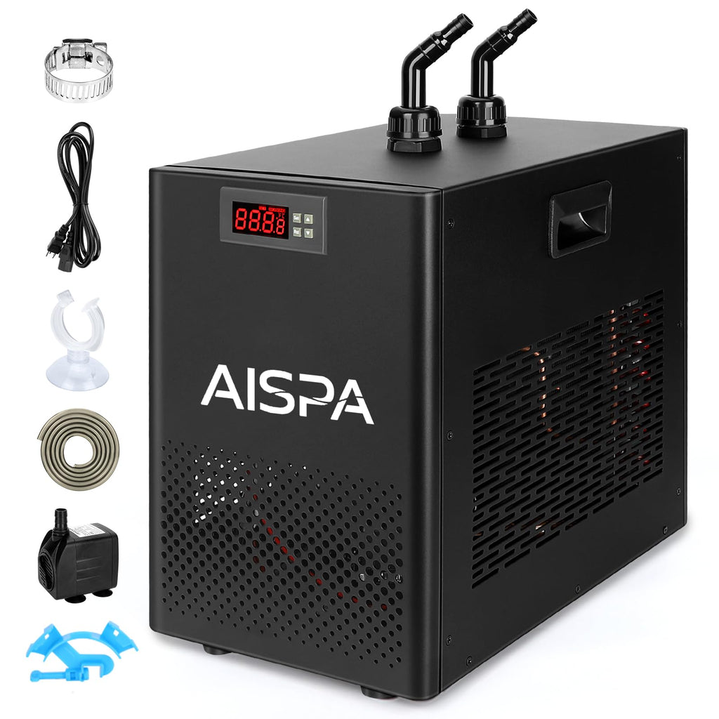 Aquarium Chiller 1/10 HP, 42GAL Fish Tank Water Chiller