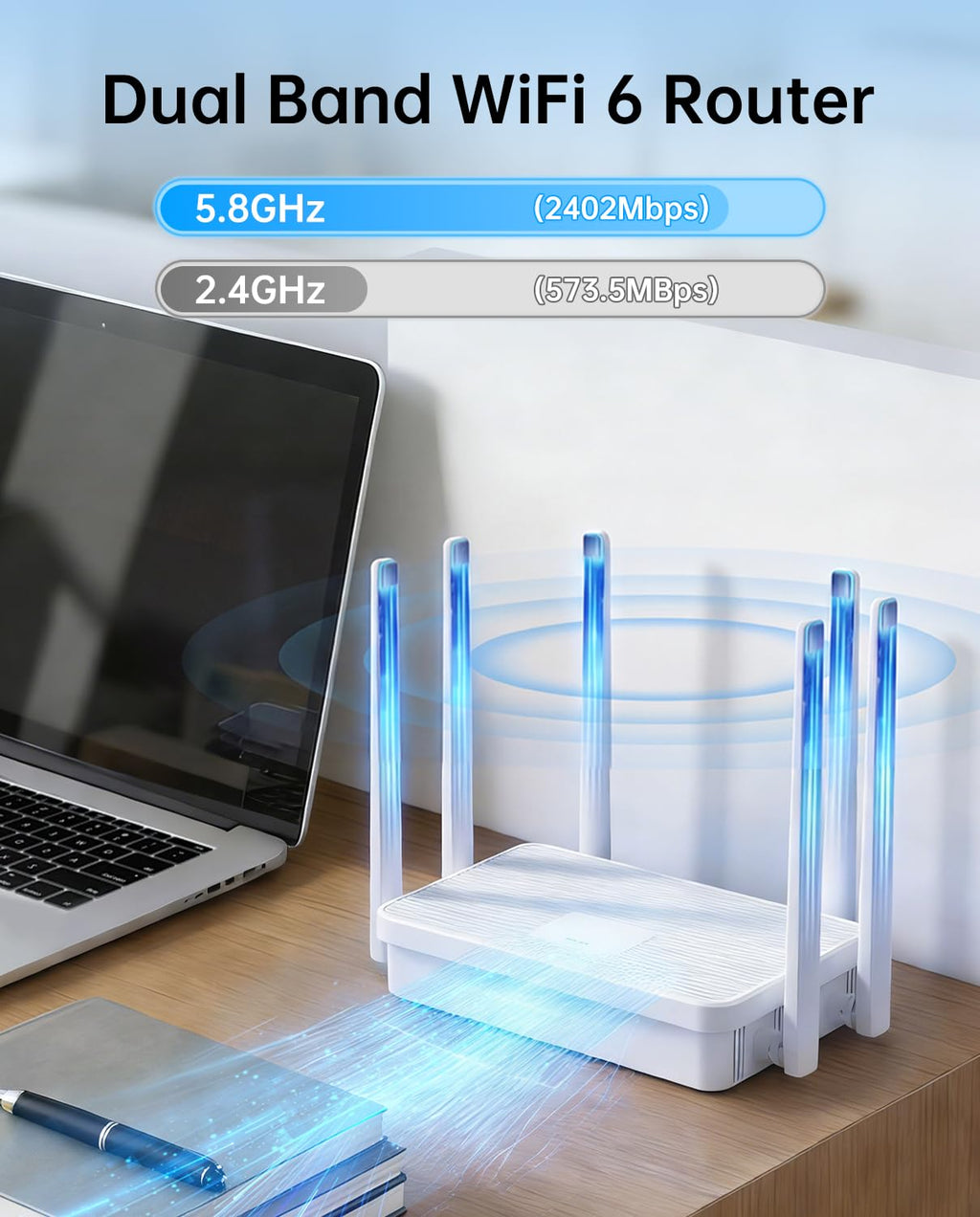 Wireless Bridge Point to Point Outdoor: Ueevii 5.8GHz Dual 100Mbps WiFi Bridge, 2KM Range CPE for Network Extend, PoE Adapter, IP65 Weatherproof, CPE453 for Starlink Garage Barn Shop