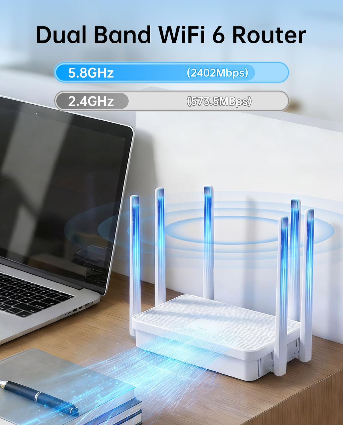 Wireless Bridge Point to Point Outdoor: Ueevii 5.8GHz Dual 100Mbps WiFi Bridge, 2KM Range CPE for Network Extend, PoE Adapter, IP65 Weatherproof, CPE453 for Starlink Garage Barn Shop