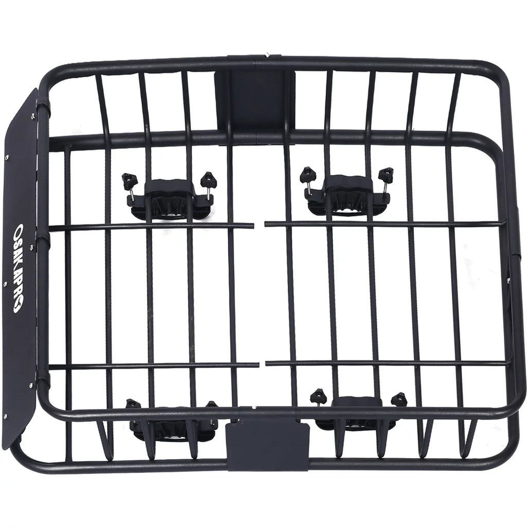 Cargo steel Roof Rack Rack,Top Basket，Motoring Rooftop Carrier 43"，black Mount Roof