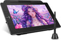 VEIKK VK1200 V3 Drawing Tablet with Screen 11.6 Inch Full Laminated Pen Display, 16384 Levels Pressure Sensitivity, with Adjustable Stand, 2 Battery-Free Pens & Glove