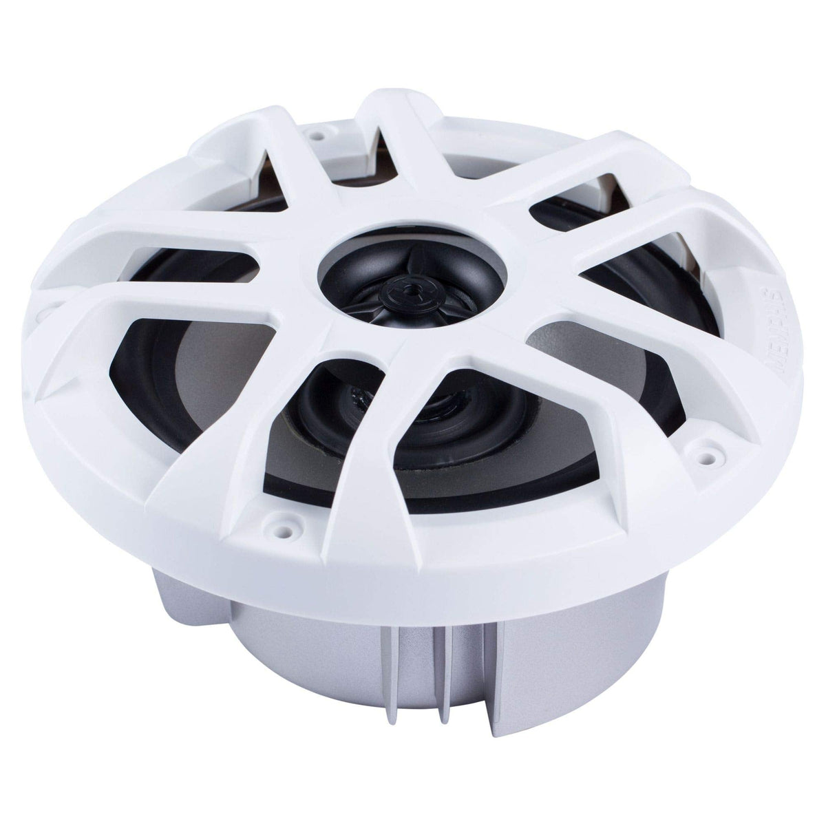 Memphis MXA602SLB MXA OEM Fit 6.5" Marine Grade Coaxial Speakers, Black with Blue LED - Pair