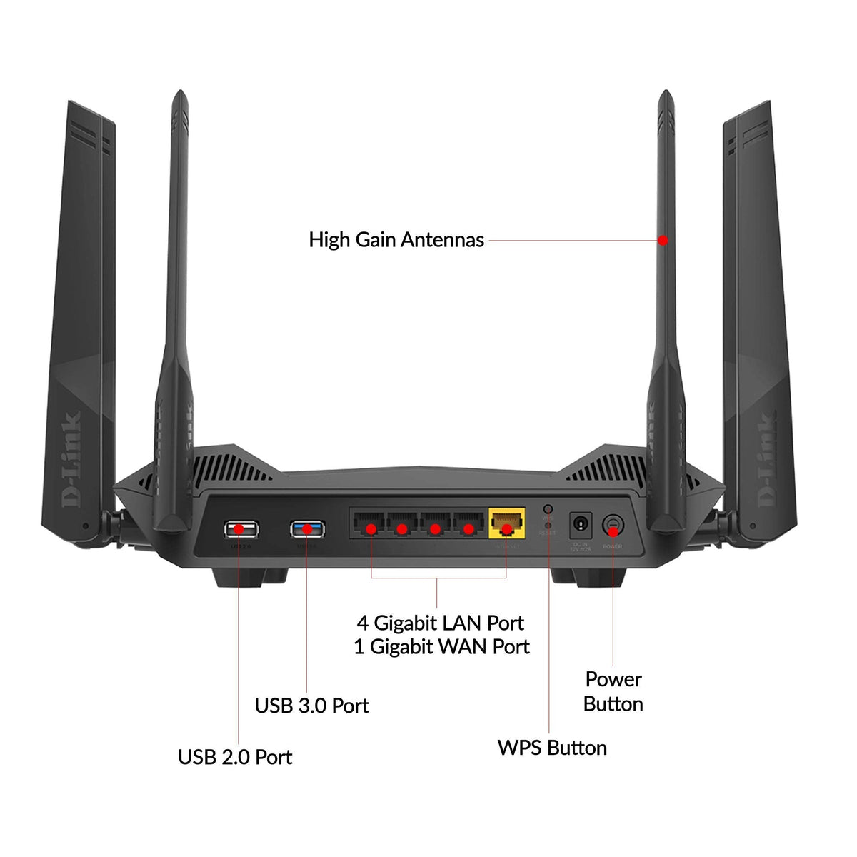 D-Link BE9500 Tri-Band Wi-Fi 7 Smart Router (R95) â Sculptured-Wing Design, 2.5 GbE, Self-Optimizing Mesh, Multi-Gig, Parental Controls, Alexa/Google Ready