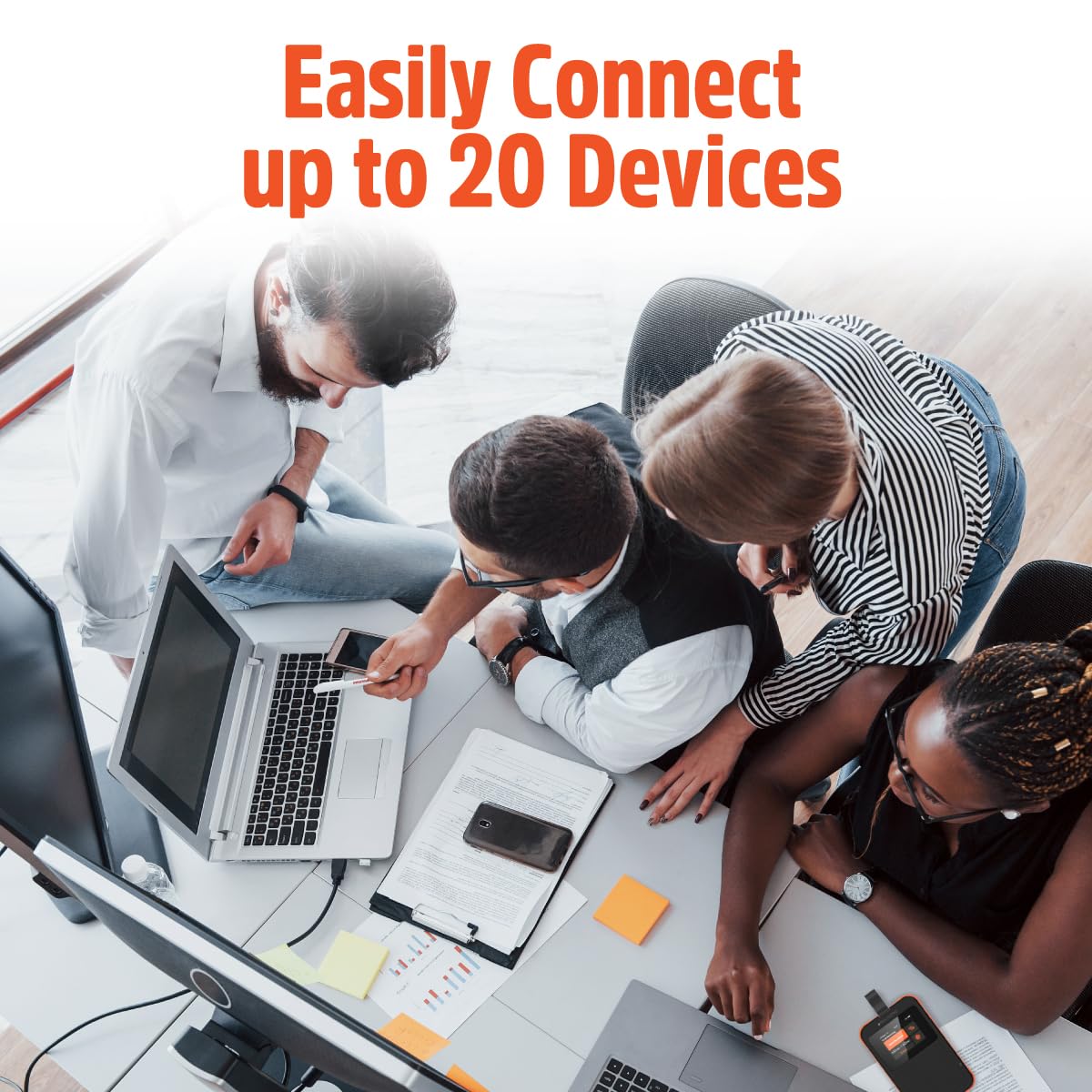 Solis Go, Mobile WiFi Hotspot & Powerbank with 1GB/Monthly + 30GB Data