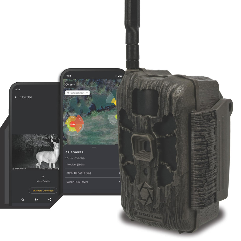 Stealth Cam Deceptor MAX 40MP 1440P QHD No-Glo LED Cellular Trail Camera