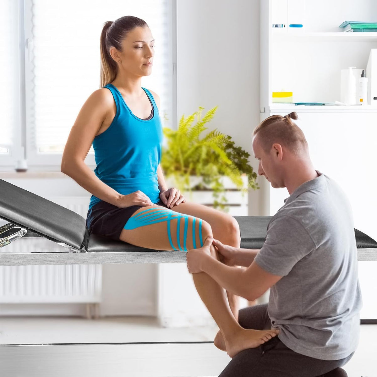 Adjustable Exam Tableï¼Doctor Bed with Folding Legs is Stable and Durableï¼Folding Medical Exam Table Holds 500 lbs for Clinical Examination ãMassage ãSpa BedsãBeauty