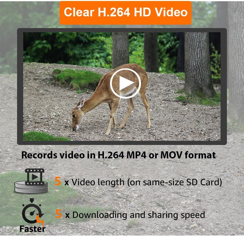 GardePro A3S 2-Pack Non-Cellular Trail Camera, 1296P HD Video with Sound