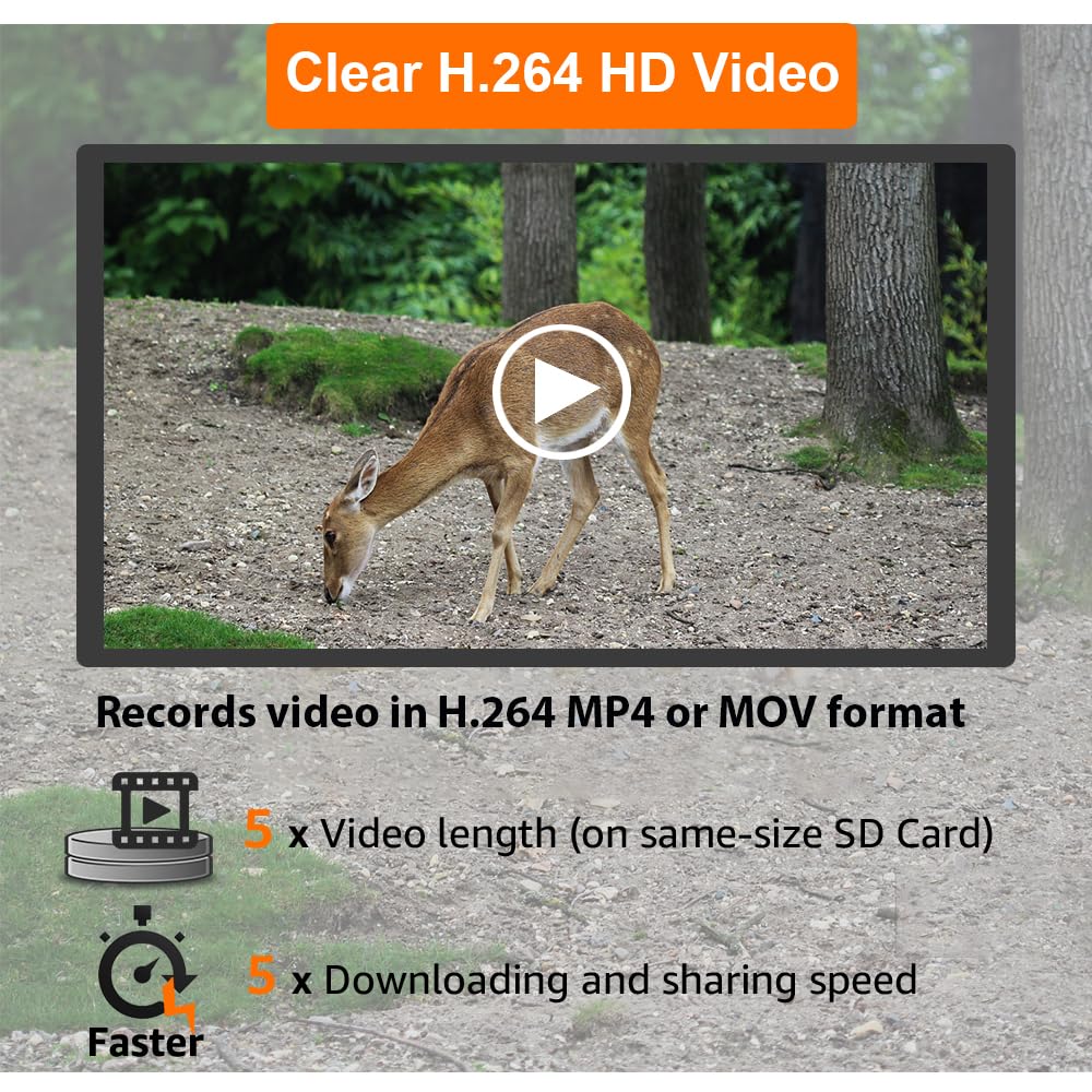 GardePro A3S 2-Pack Non-Cellular Trail Camera, 1296P HD Video with Sound