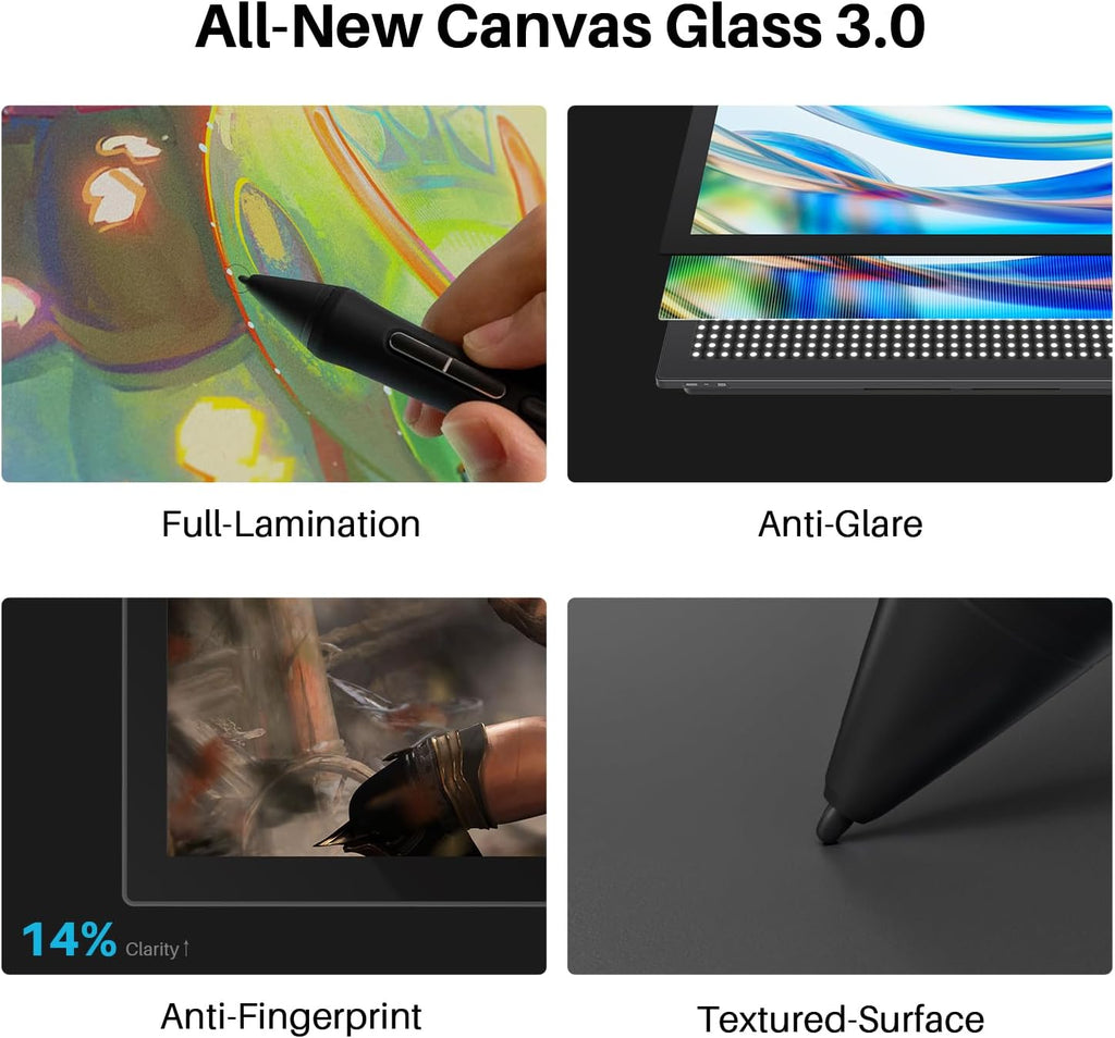 HUION KAMVAS Pro 24 (Gen 3) UHD Drawing Tablet with Screen PenTech 4.0