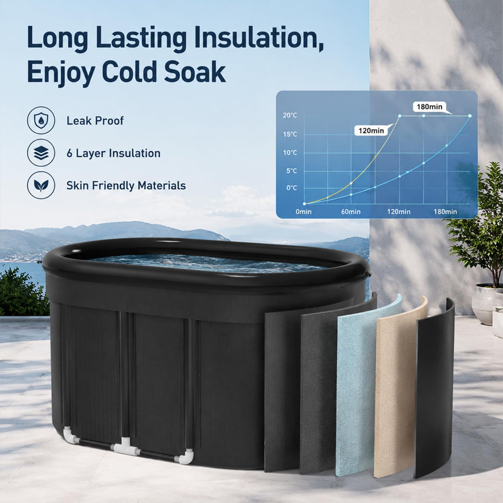 Cold Plunge Chiller for Ice Bath Tub, 1/3HP Water Chiller, Built-in Filter