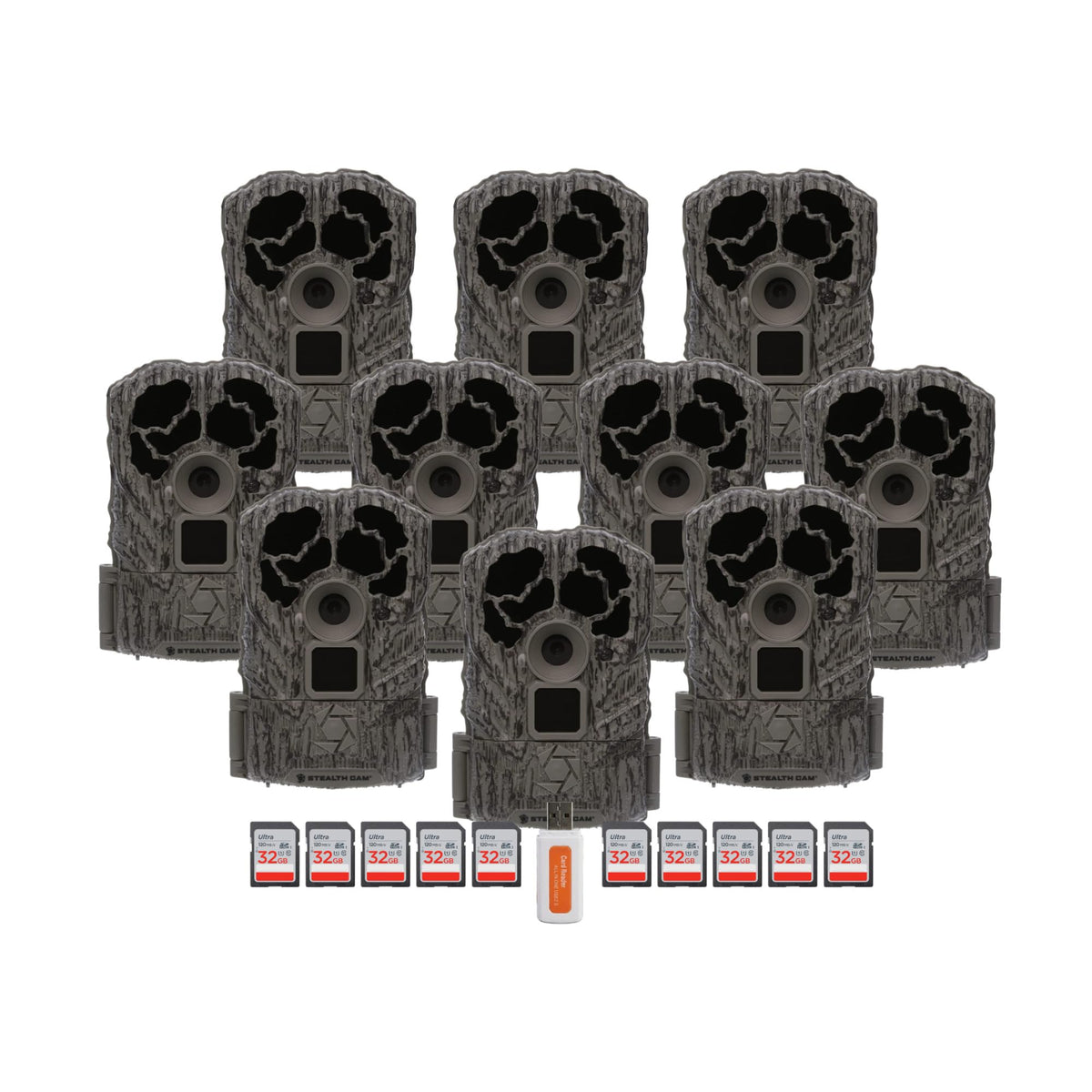 Stealth Cam Browtine 16MP Durable Trail Camera Bundle