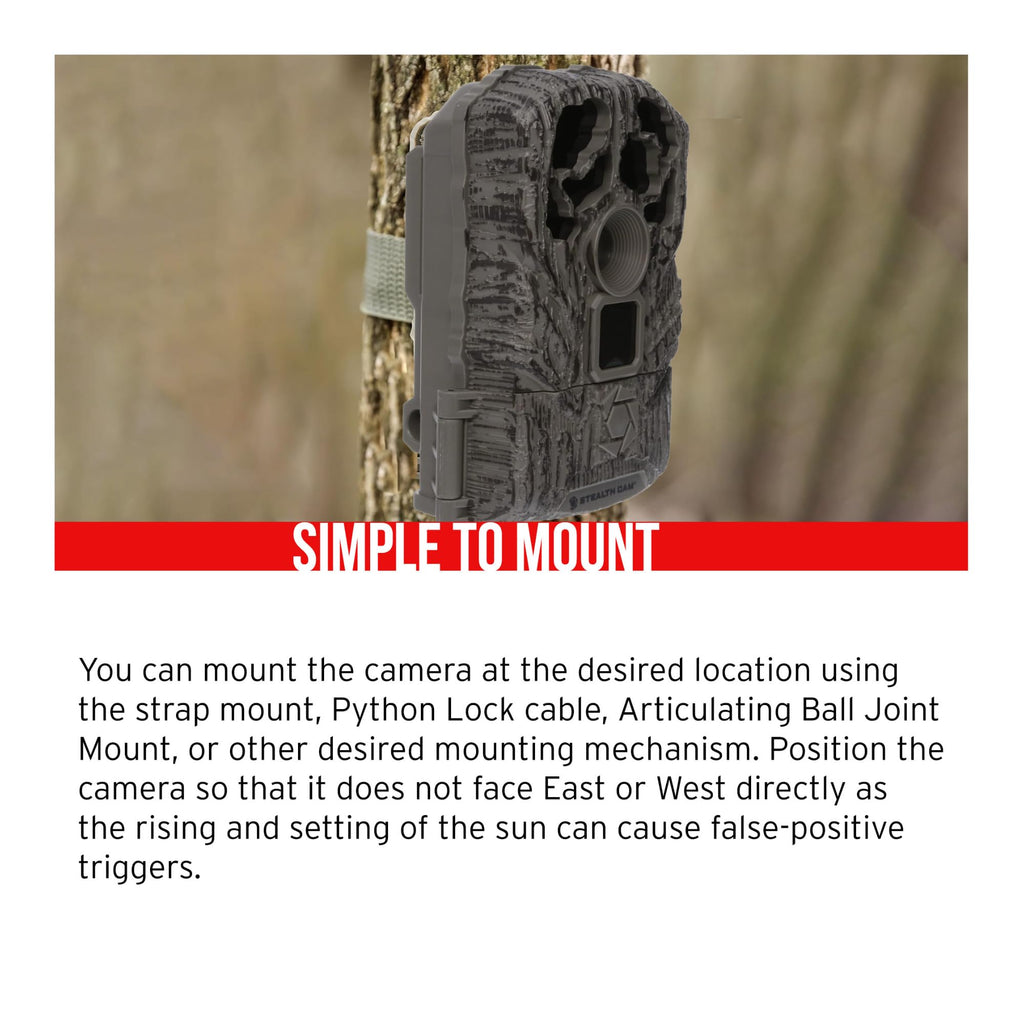 Stealth Cam Browtine 16MP Durable Trail Camera Bundle