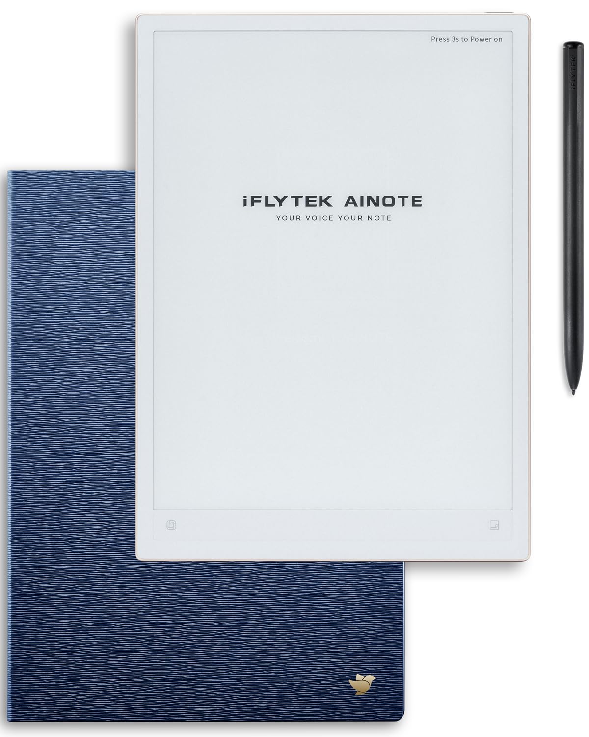 iflytek AINOTE 2 Bundle Blue,10.65" E-Ink Tablet for Meetings,4.2mm Ultrathin AI Paper Tablet Powered by ChatGPT,Support Voice-to-Text,Handwriting Conversion,18-Language Transcription for Work/Study