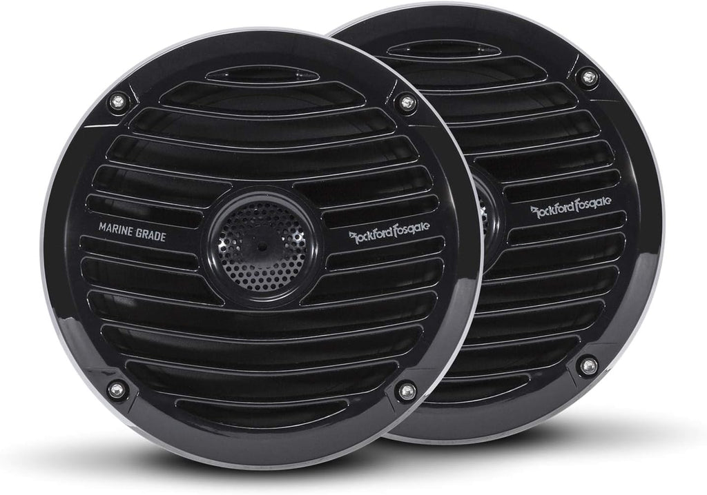 Rockford Fosgate RM1652B Marine 6.5" Full Range Speakers - Black (Pair)